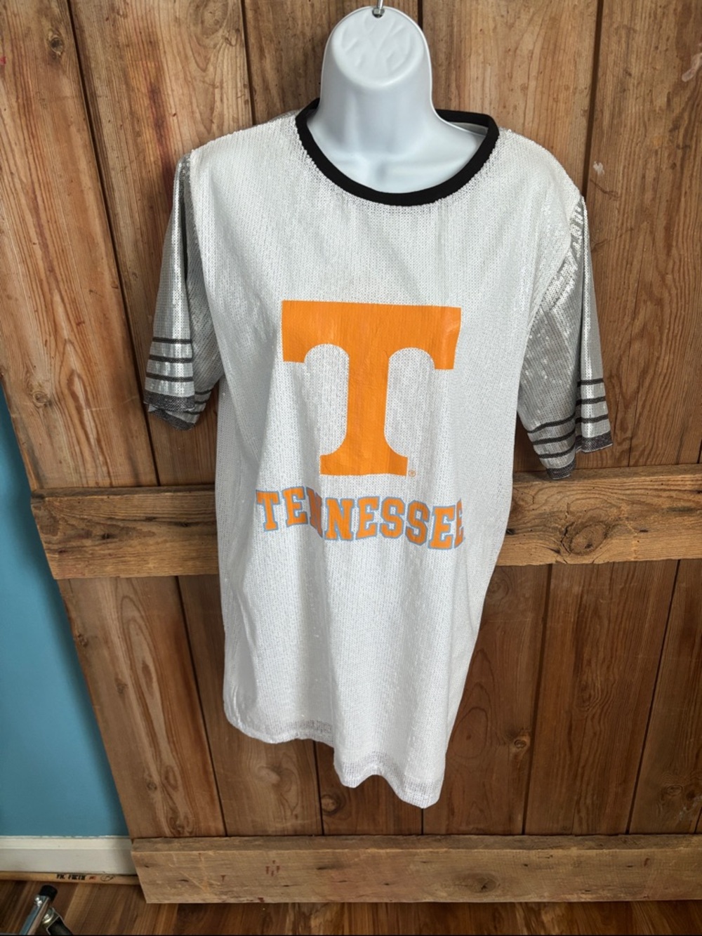 Tennessee UT Vols Orange Logo White Mini Dress -in stores now! Nwot - Picture 3 of 8